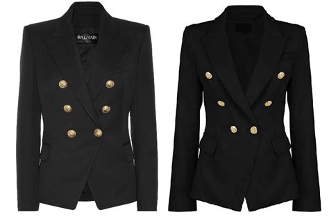 balmain military jacket dupe